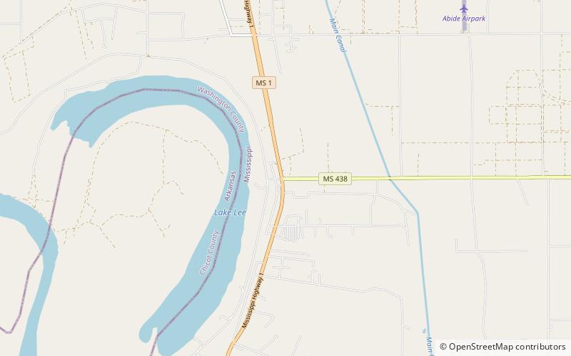 Belmont Plantation location map