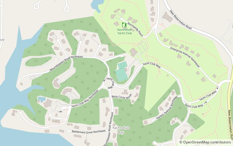 NorthRiver Yacht Club location map