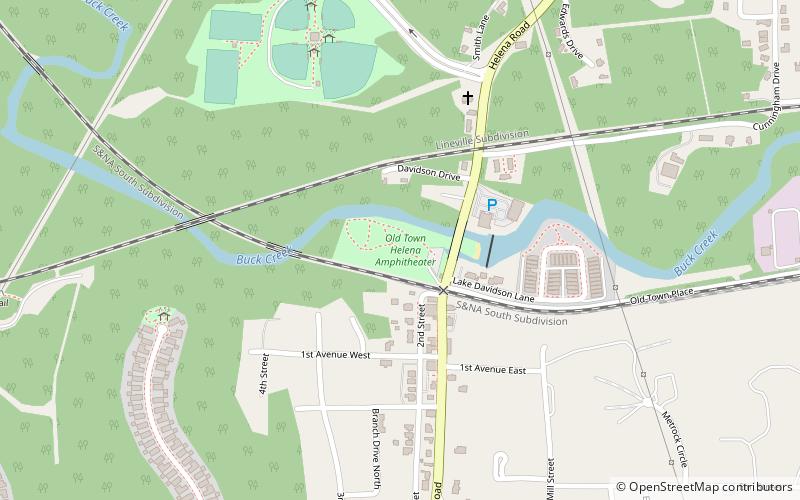 Helena Amphitheater location map