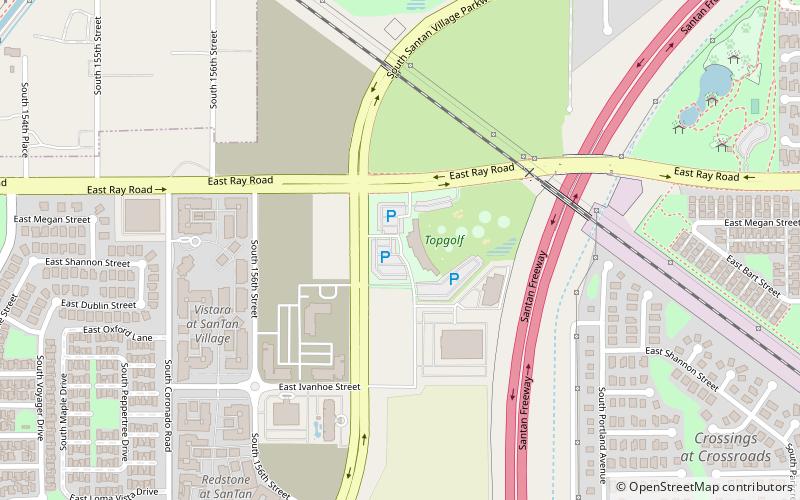 Top Golf location map