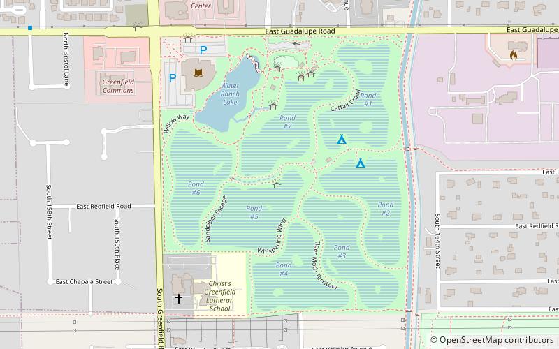 riparian preserve at water ranch gilbert location map