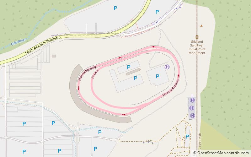 Phoenix International Raceway location map
