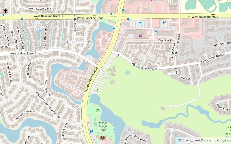 Dobson Ranch Golf Course location map