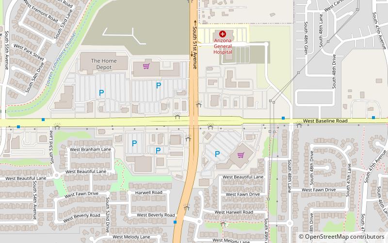 Laveen location map