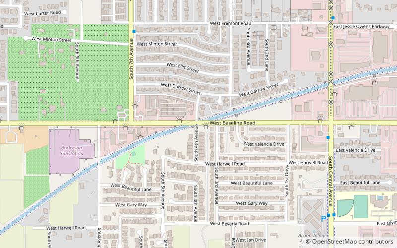 Arizona Storage Inns - 5th/Baseline location map