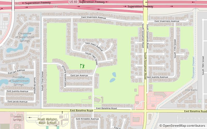 Desert Sands Golf Course location map