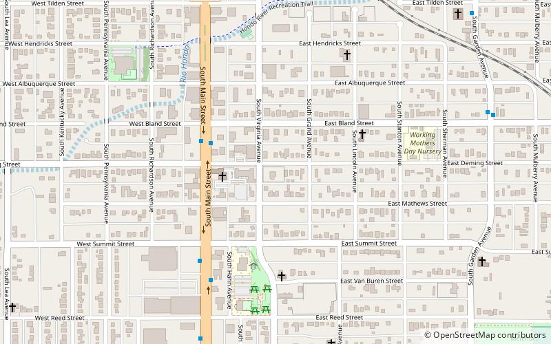 Saunders-Crosby House location map