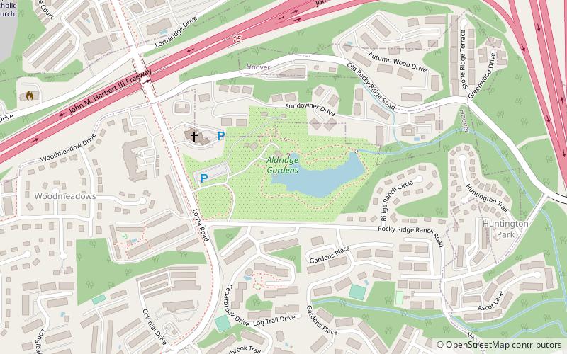 Aldridge Gardens location map