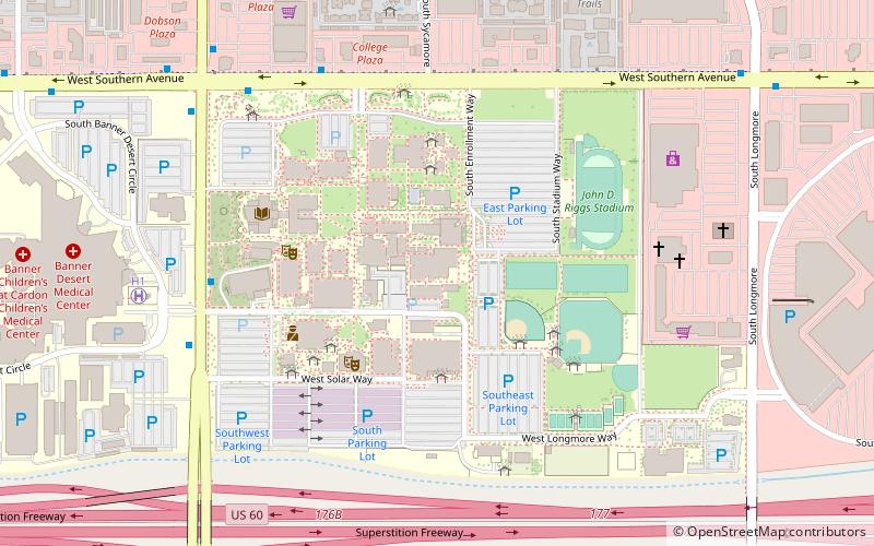 Mesa Community College location map