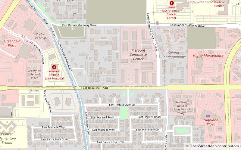 East Valley location map