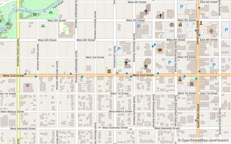 James Phelps White House location map