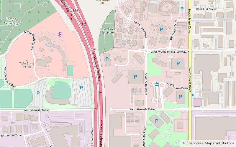 universidad de phoenix tempe location map