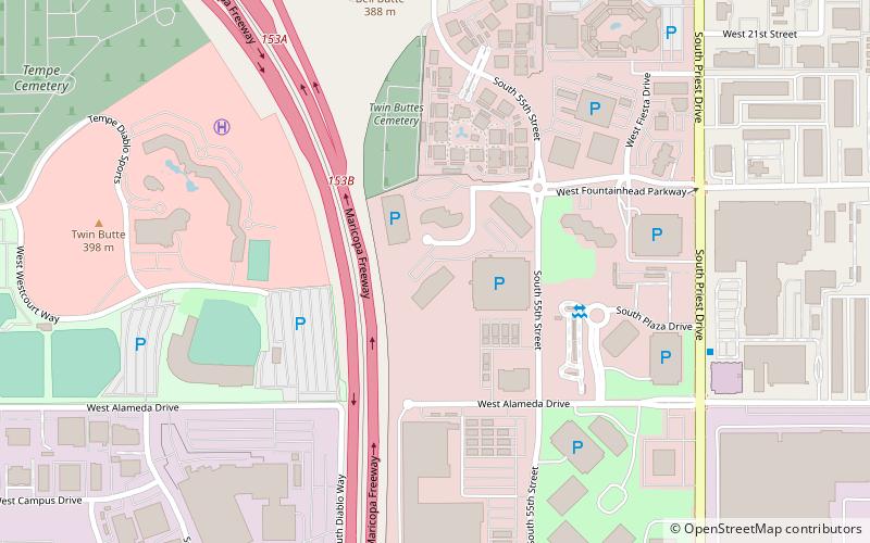 universite de phoenix tempe location map