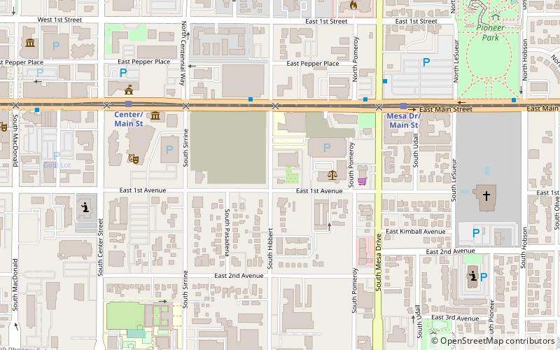 Mesa Urban Garden location map