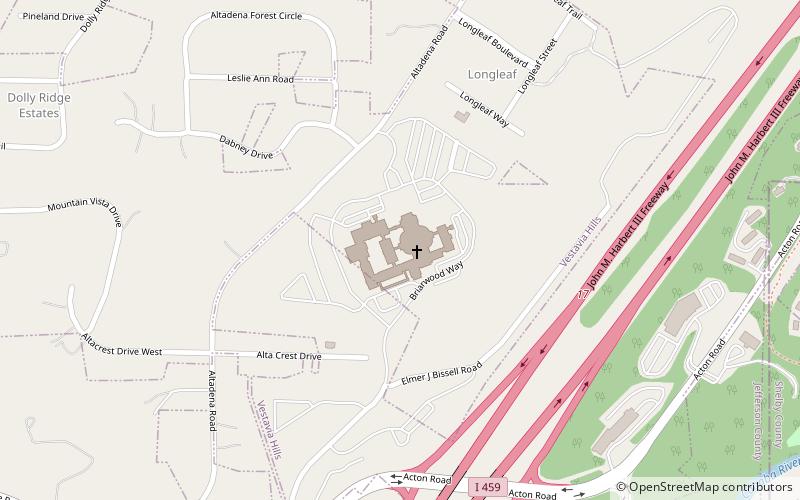 Briarwood Presbyterian Church location map