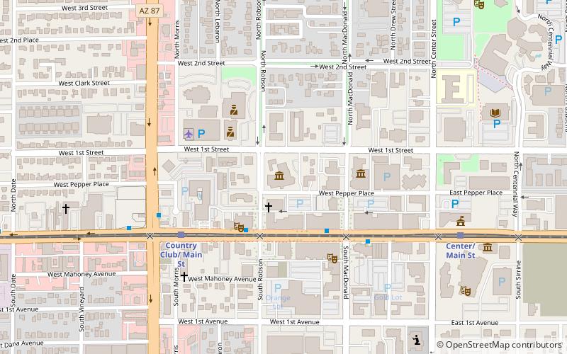 IDEA Museum location map