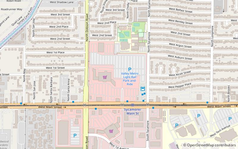 Tri-City Pavilions location map