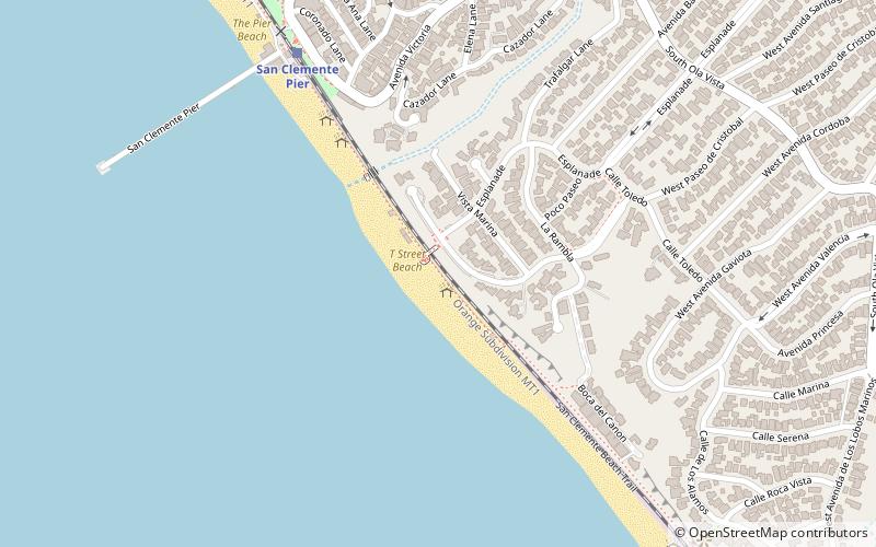 T Street Beach location map