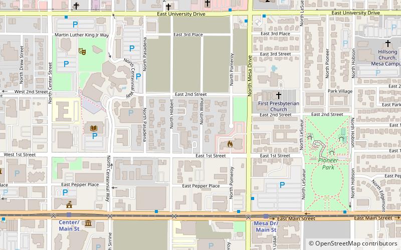 Wilbur Street Historic District location map