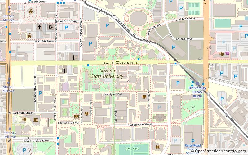 Center for Meteorite Studies location map