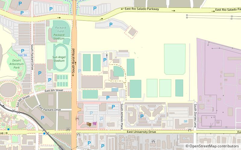 Alberta B. Farrington Softball Stadium location map