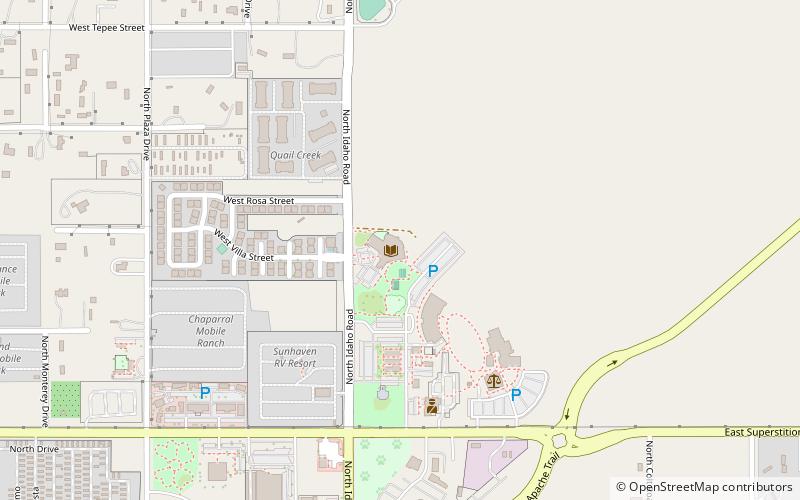 Apache Junction Public Library location map