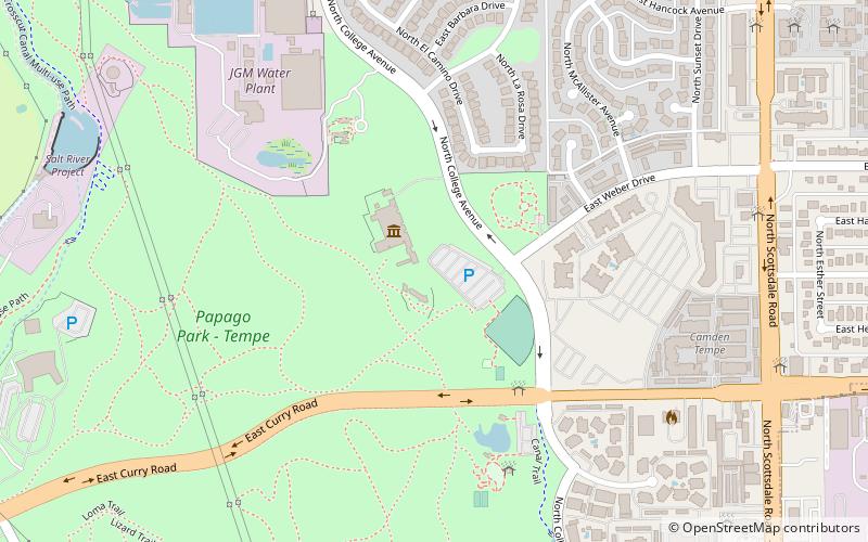 AZ Heritage Center at Papago Park location map