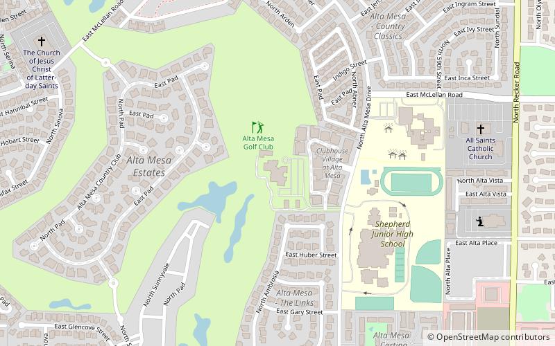 Golf at Alta Mesa location map