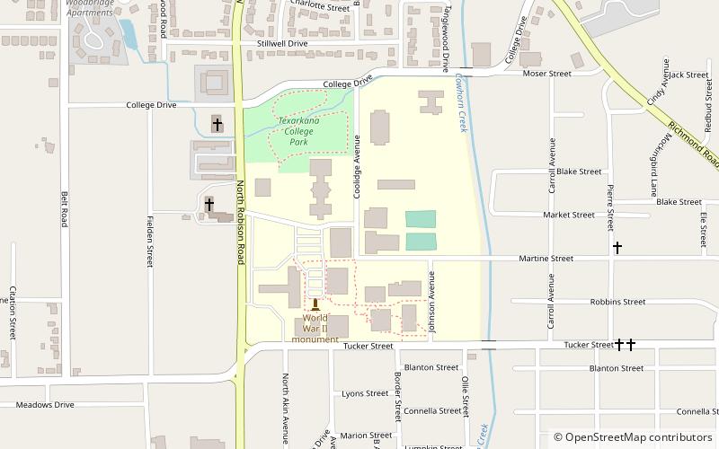 Texarkana College location map