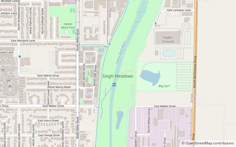 Singh Meadows location map