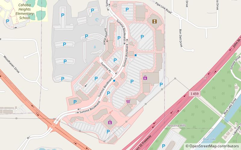 the summit birmingham location map