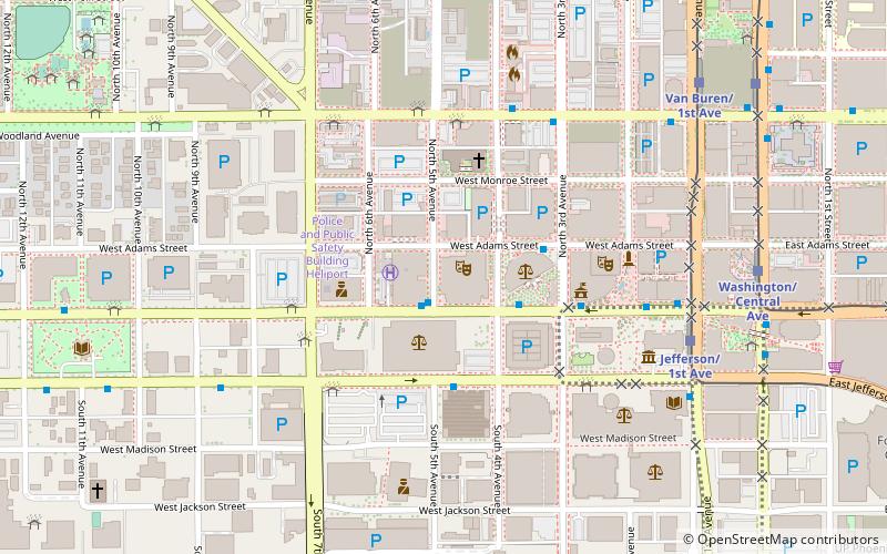 Arizona Federal Theatre location map