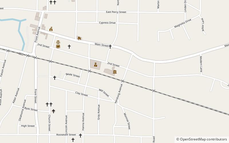 B.B. King Museum location map
