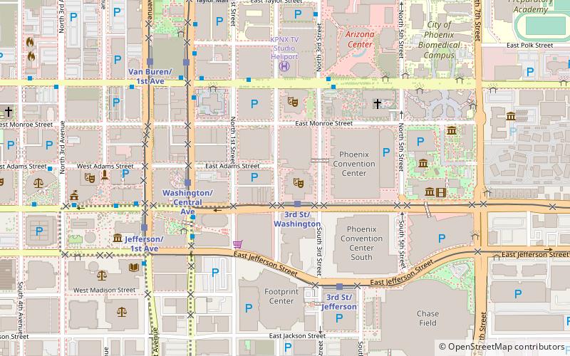 Phoenix Symphony Hall location map