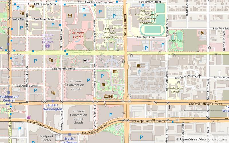 Rosson House location map