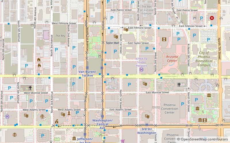 Freeport-McMoRan Center location map