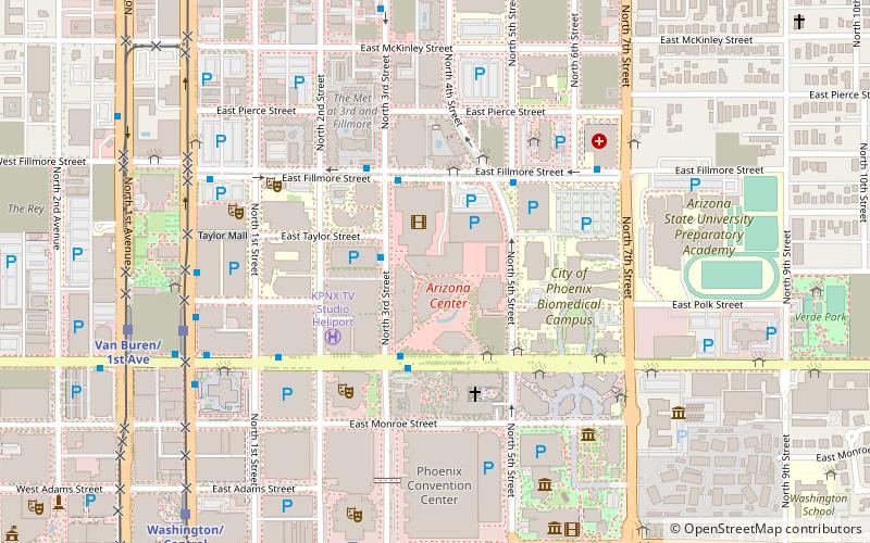 Arizona Center location map