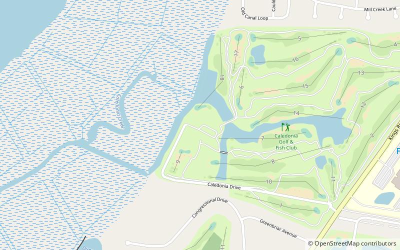Caledonia Golf & Fish Club location map
