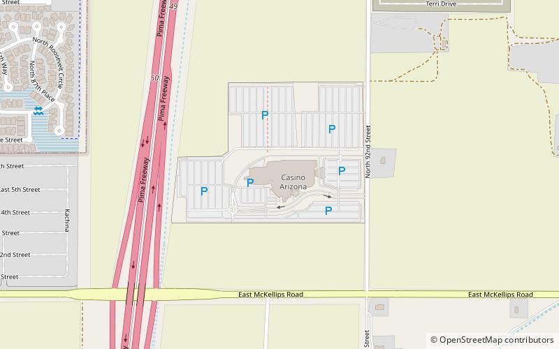 casino arizona scottsdale location map