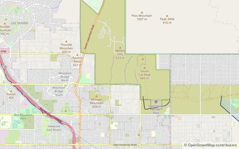 Lost Dutchman State Park location map