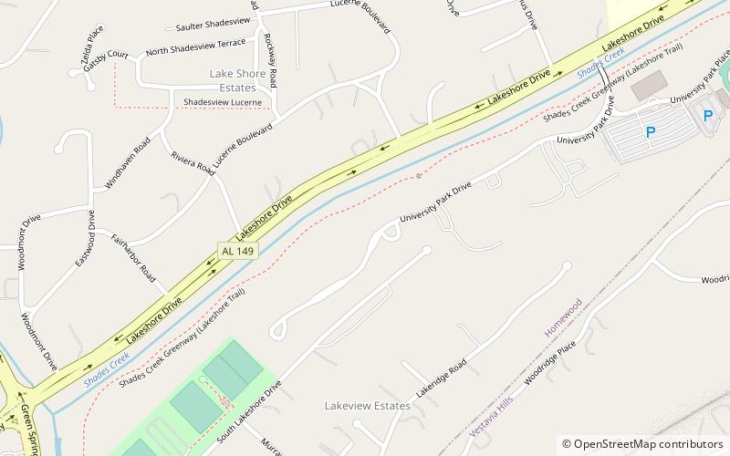 edgewood lake birmingham location map