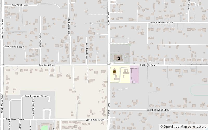 Lehi location map