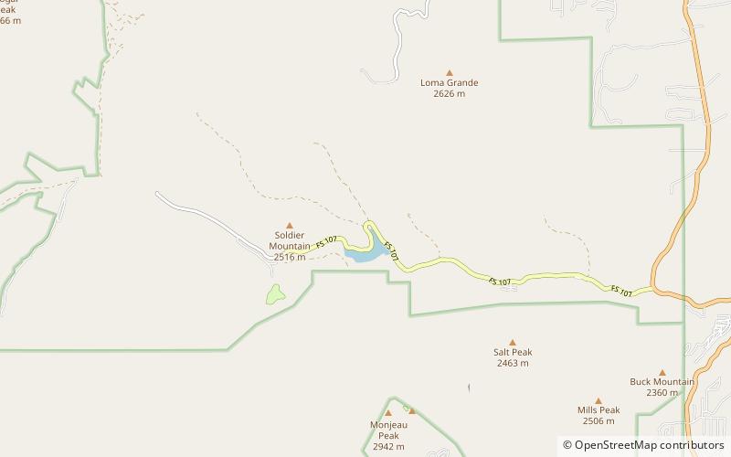 gringo gulch bosque nacional lincoln location map