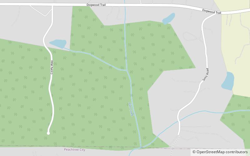 kedron peachtree city location map