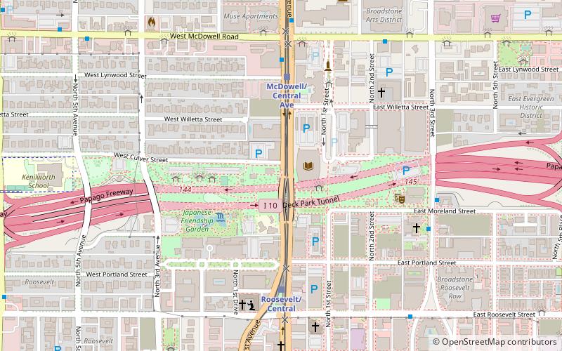 Phoenix Trolley Museum location map