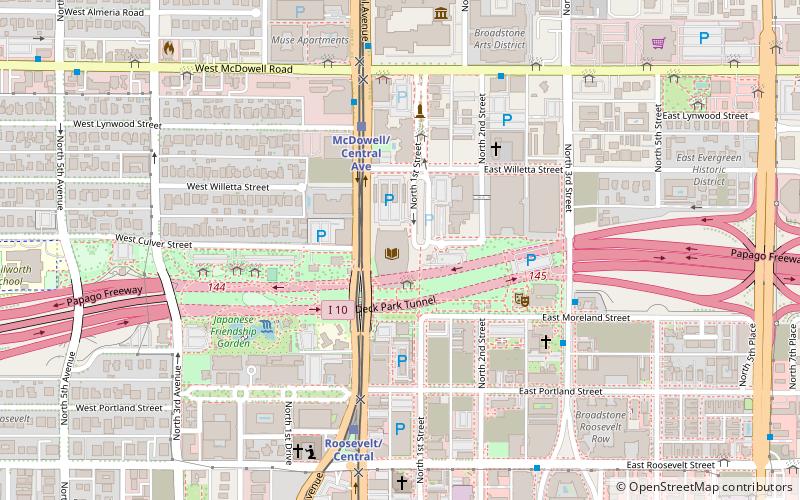 Phoenix Public Library location map