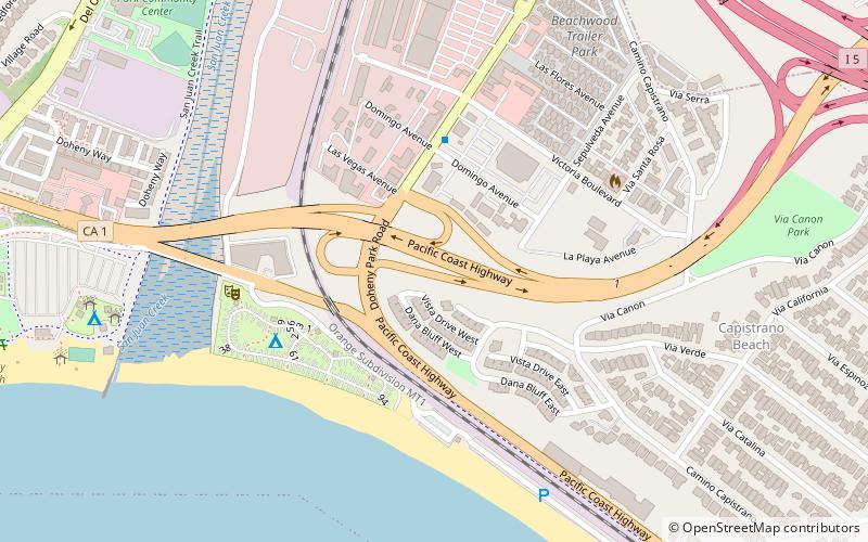 Capistrano Beach location map