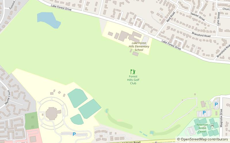 Forest Hills Golf Club location map