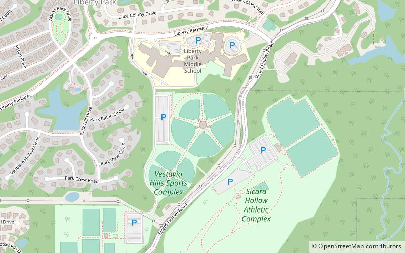 sicard hollow athletic complex birmingham location map