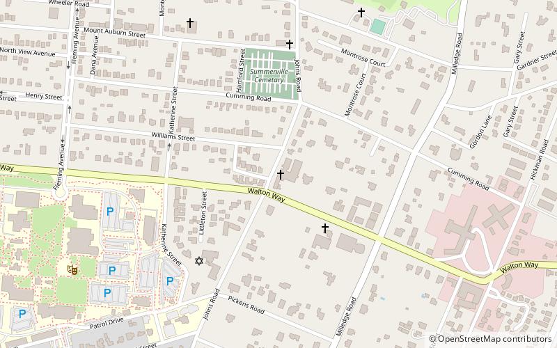 Reid Memorial Presbyterian Church location map